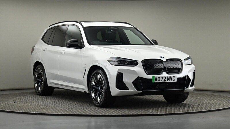 White Used 2022 BMW iX3 M Sport SUV | £34,200 (A bit pricey) - Image 1/4