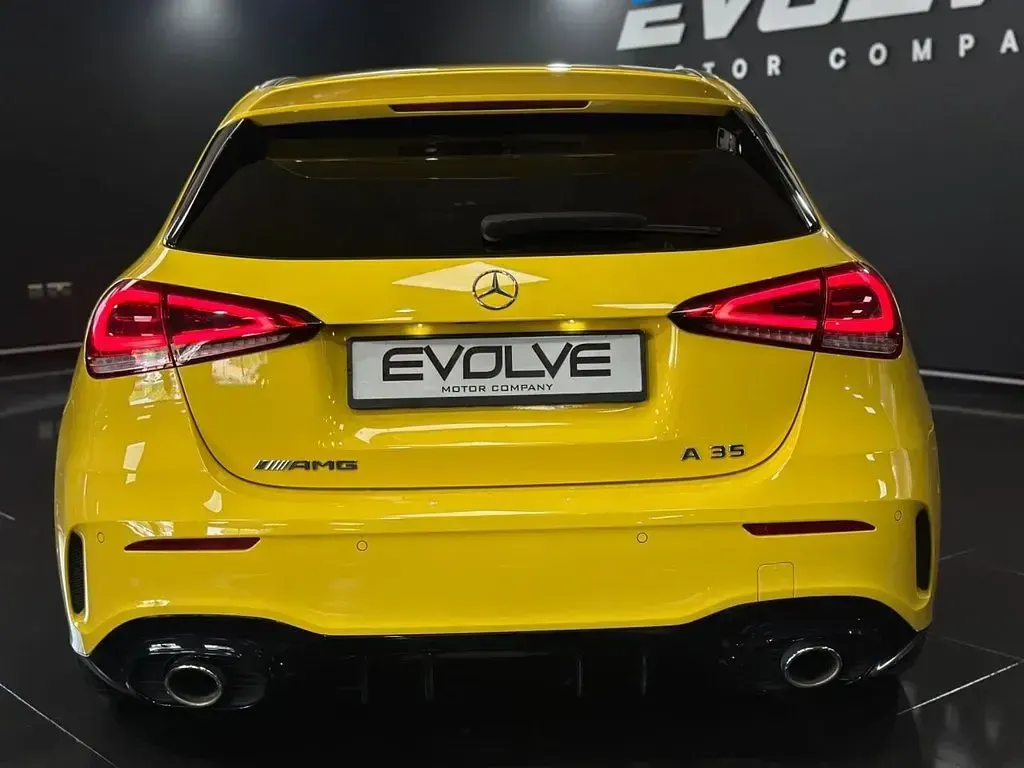Used Mercedes A35 AMG Executive 2021 Yellow Hatchback