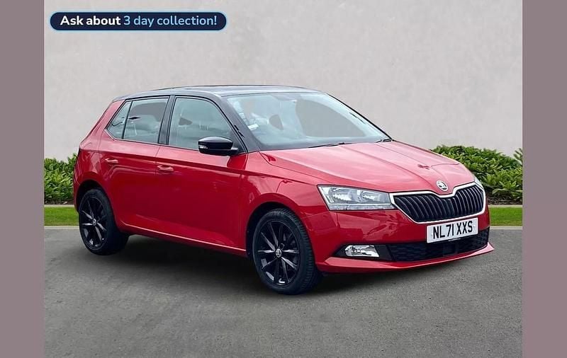Red Used 2021 Skoda Fabia Colour Edition Hatchback | £11,788 (Fair price) - Image 1/4