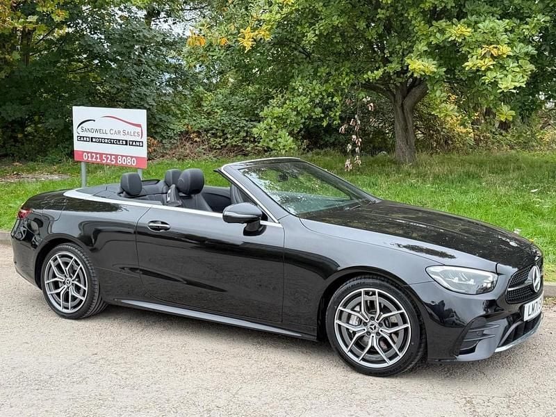 Used Mercedes E300 AMG Line Premium 258 HP (189 kW) 2022 Black Cabriolet