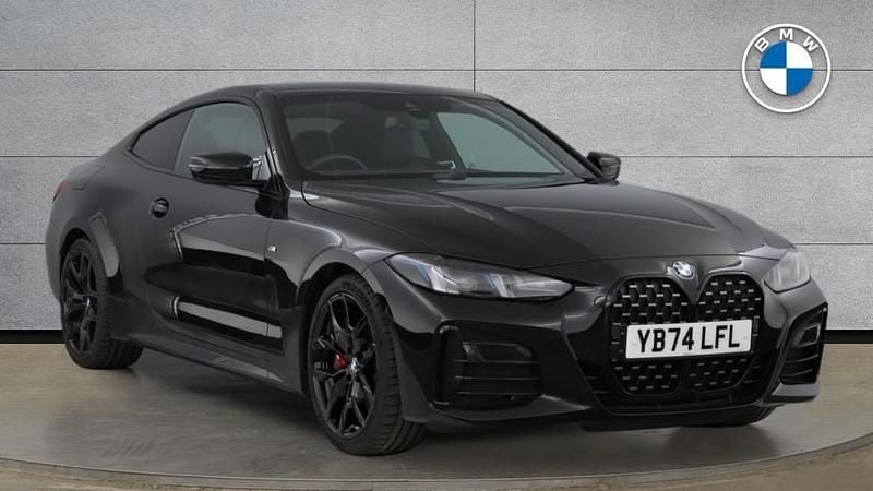 Black Used 2024 BMW 420 M Sport Coupe | £38,950 (Fair price) - Image 1/4