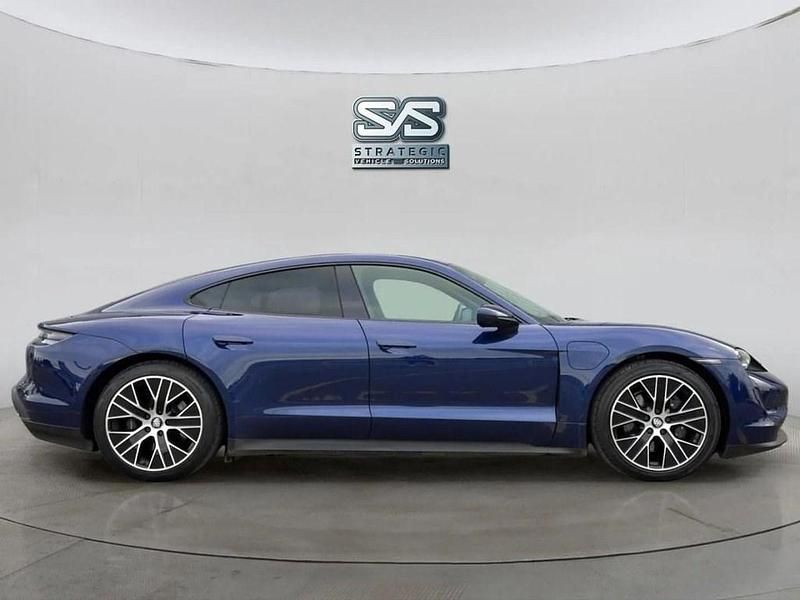 Used Porsche Taycan Performance Package 350 kW (476 HP) 2023 Blue Sedan