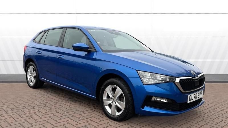 Used Skoda Scala SE 110 HP (80 kW) 2021 Blue Hatchback