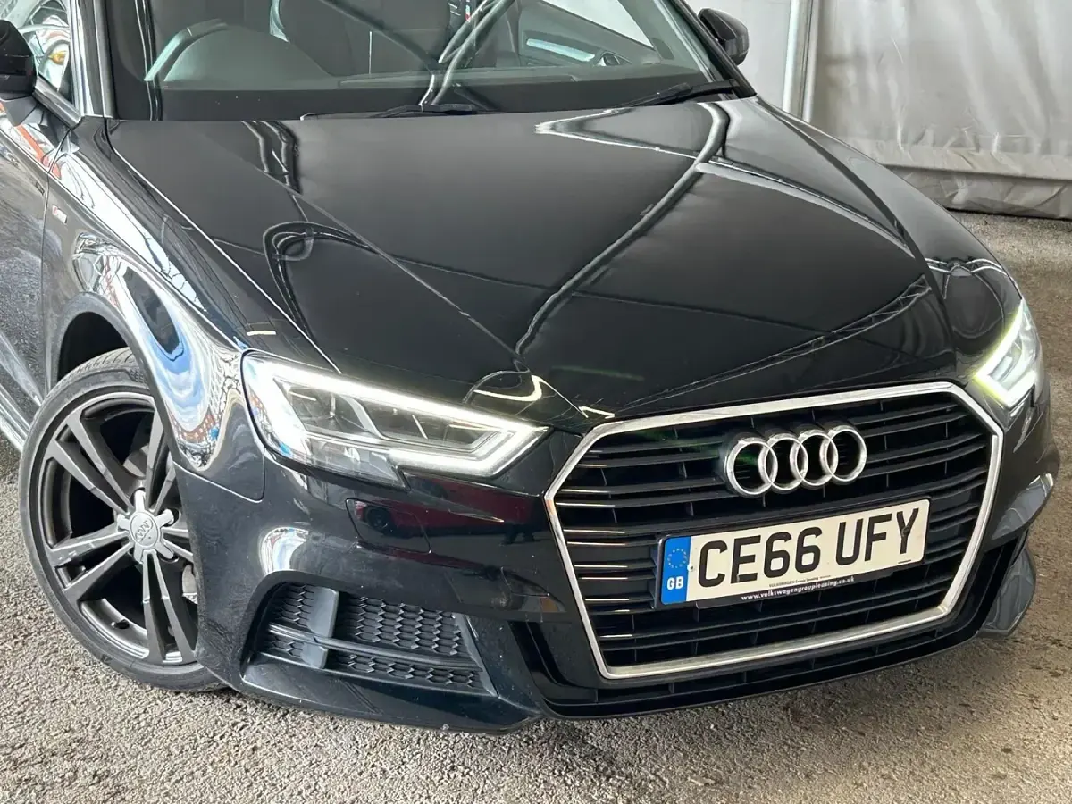 Used Audi A3 Sportback S-Line 150 HP (110 kW) 2016 Black Hatchback