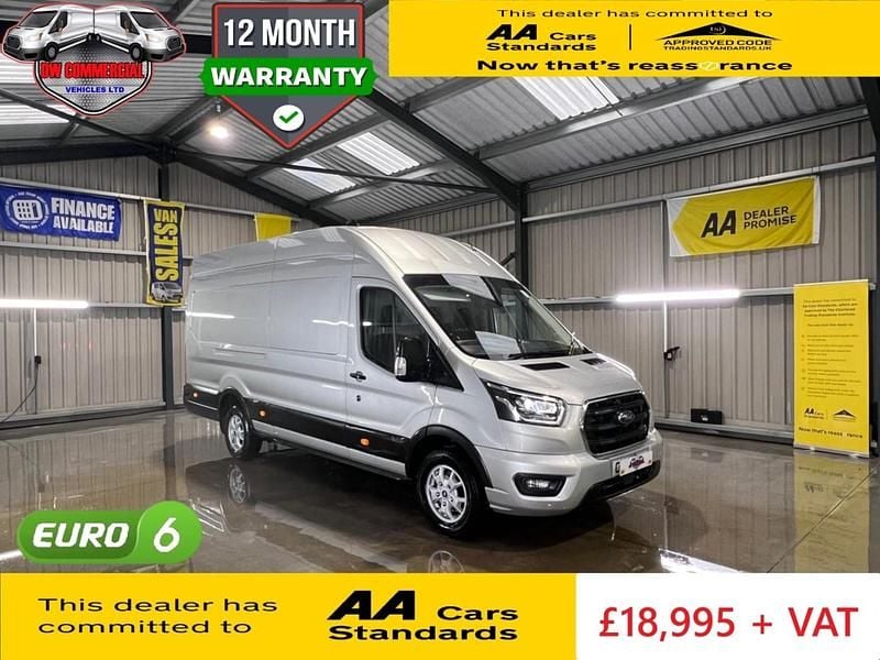 Silver Used 2024 Ford Transit Limited Van | £18,995 (A bit pricey) - Image 1/4