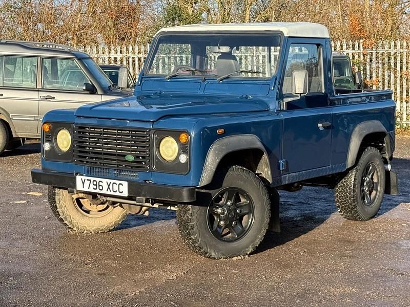 Used Land Rover Defender 2001 Blue Pickup