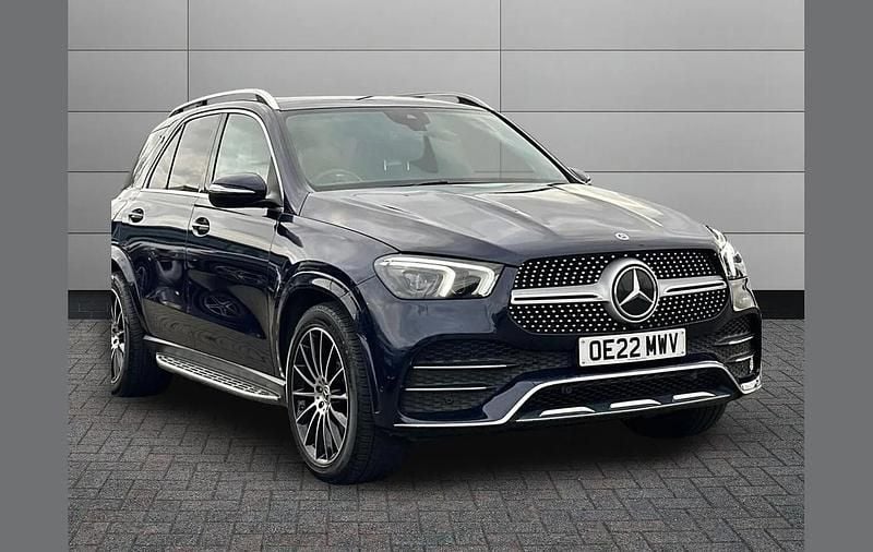Blue Used 2022 Mercedes GLE400 AMG line SUV | £37,850 (Fair price) - Image 1/3