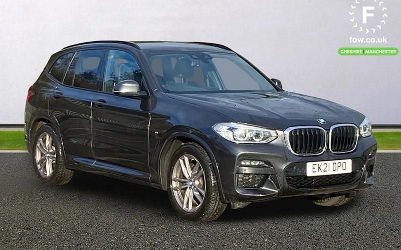 Grey Used 2021 BMW X3 M Sport SUV | £23,699 (Super price) - Image 1/3