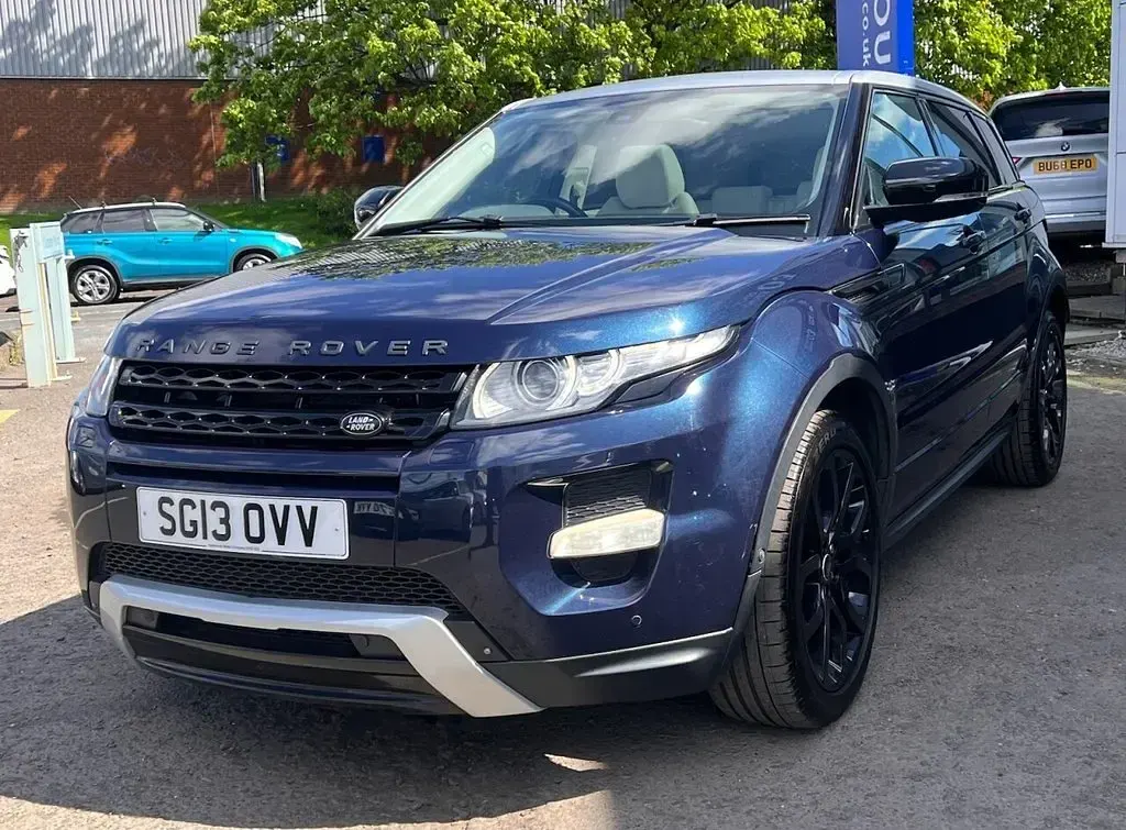 Used Land Rover Range Rover evoque Dynamic 190 HP (139 kW) 2013 Blue SUV