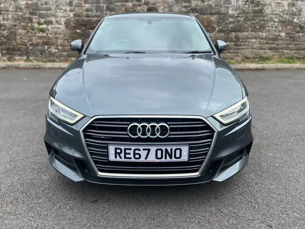 Used Audi A3 S-Line 116 HP (85 kW) 2017 Grey Hatchback