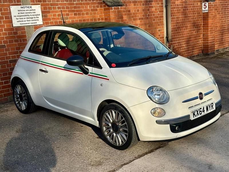 Used Fiat 500 69 HP (50 kW) 2014 White Hatchback