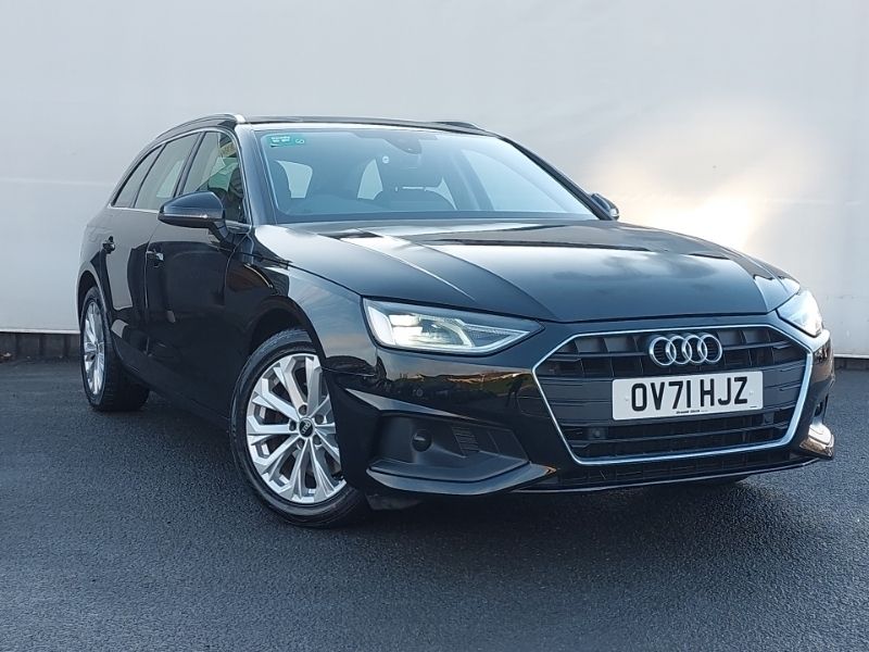 Black Used 2021 Audi A4 Comfort Estate | £21,498 (Good price) - Image 1/4