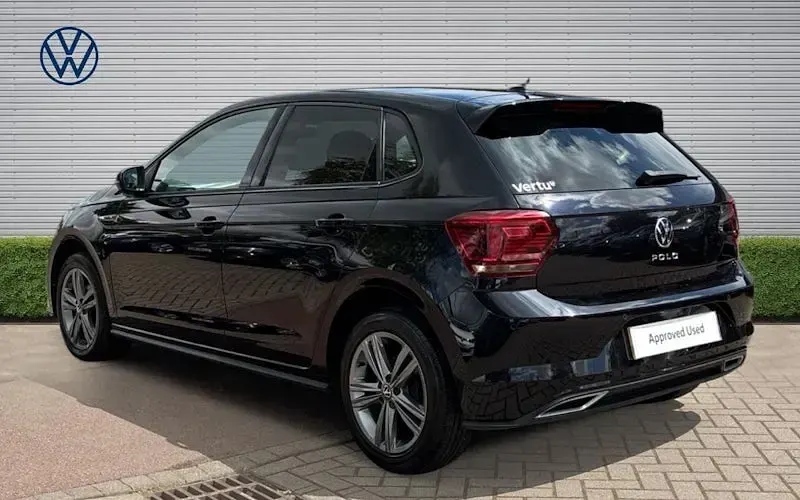 Used VW Polo R-line 95 HP (69 kW) 2021 Black Hatchback