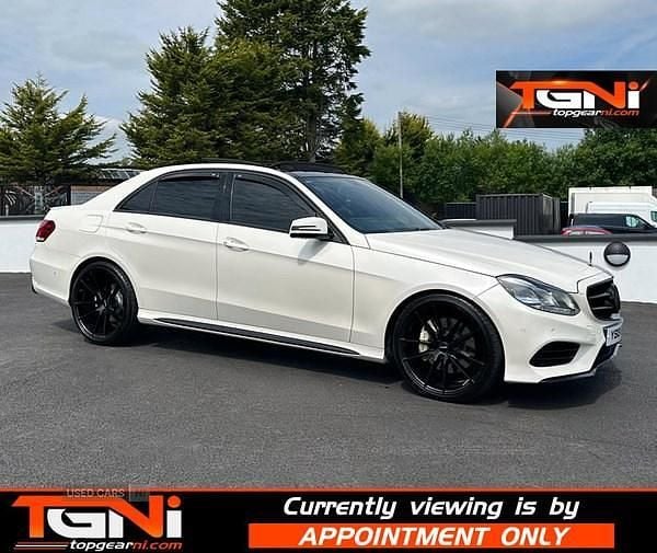 White Used 2013 Mercedes E350 AMG Sedan | £13,995 - Image 1/3