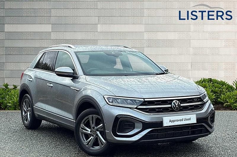 Silver Used 2022 VW T-Roc R-line SUV | £20,961 (Fair price) - Image 1/4