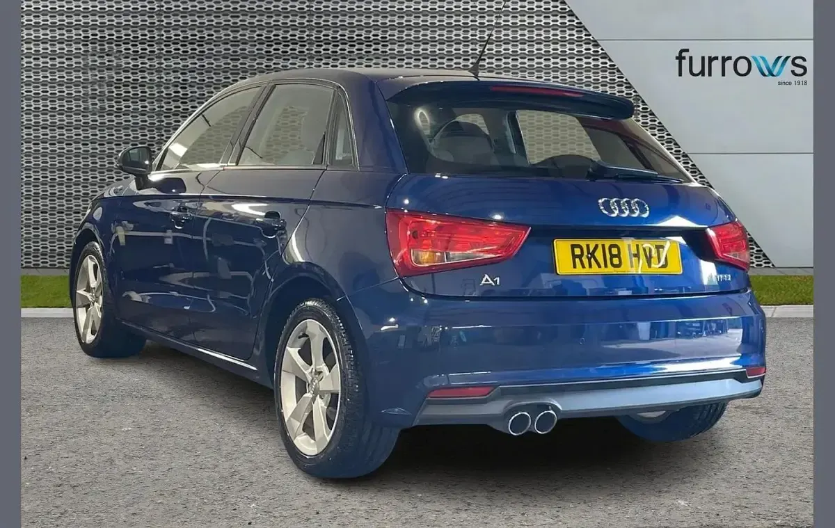 Used Audi A1 Sport 123 HP (90 kW) 2018 Blue Hatchback