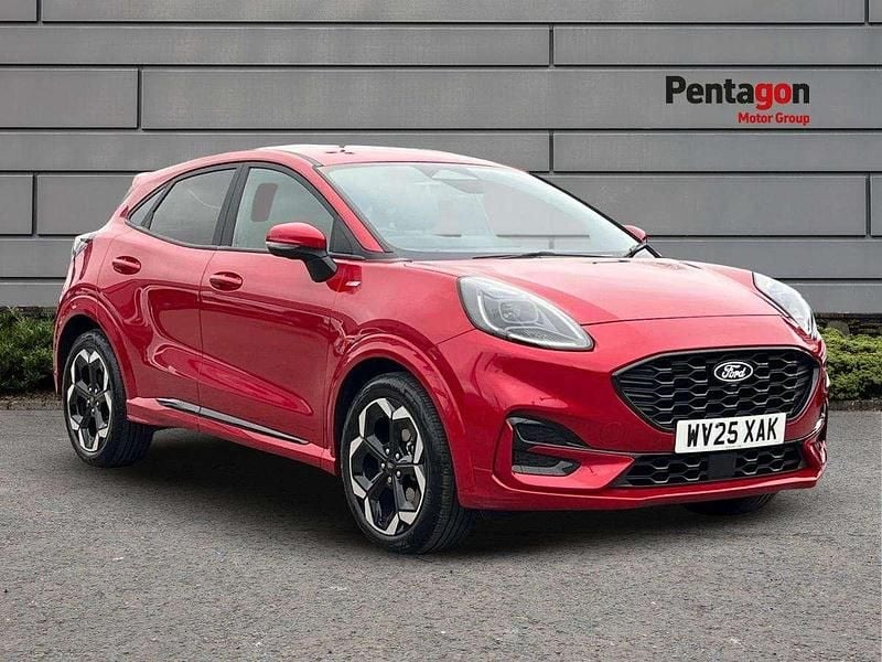 Red Used 2025 Ford Puma ST-Line X SUV | £22,495 (A bit pricey) - Image 1/4