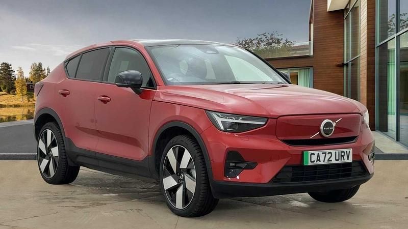 Red Used 2022 Volvo C40 Ultimate SUV | £26,490 (Fair price) - Image 1/4