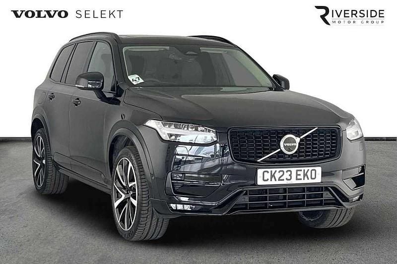 Onyx black Used 2023 Volvo XC90 Ultimate SUV | £43,990 (Good price) - Image 1/4