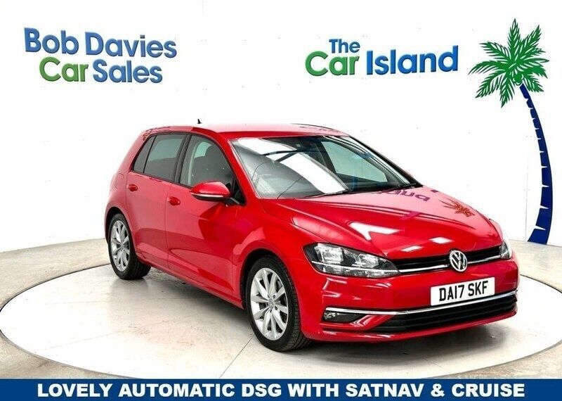 Red Used 2017 VW Golf VII GT Hatchback | £13,350 (Fair price) - Image 1/4