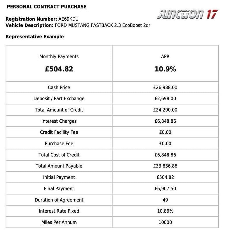 Used Ford Mustang Fastback 290 HP (213 kW) 2019 Red Coupe