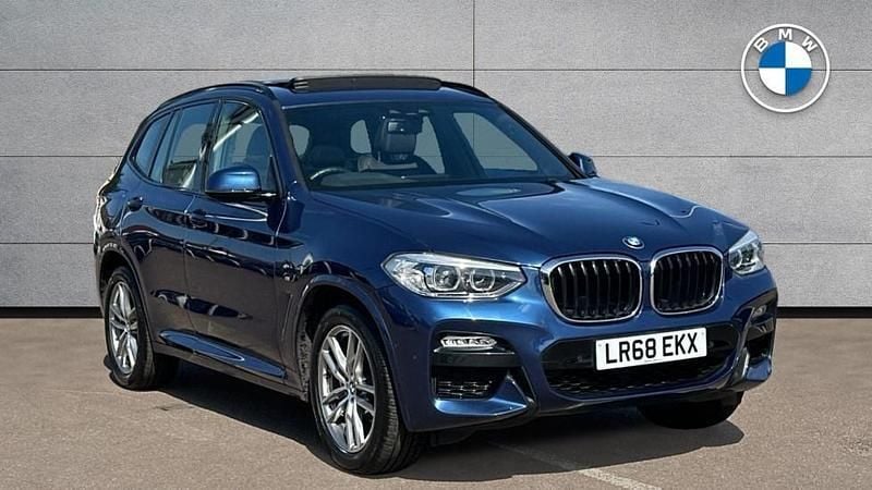 Blue Used 2018 BMW X3 M Sport SUV | £25,520 (Super price) - Image 1/4