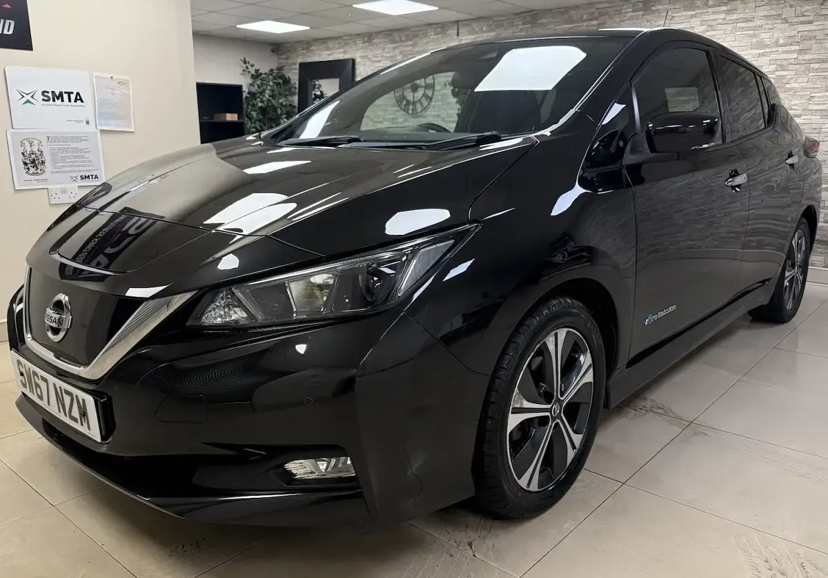 Used Nissan Leaf Pack 110 kW (150 HP) 2018 Black Hatchback