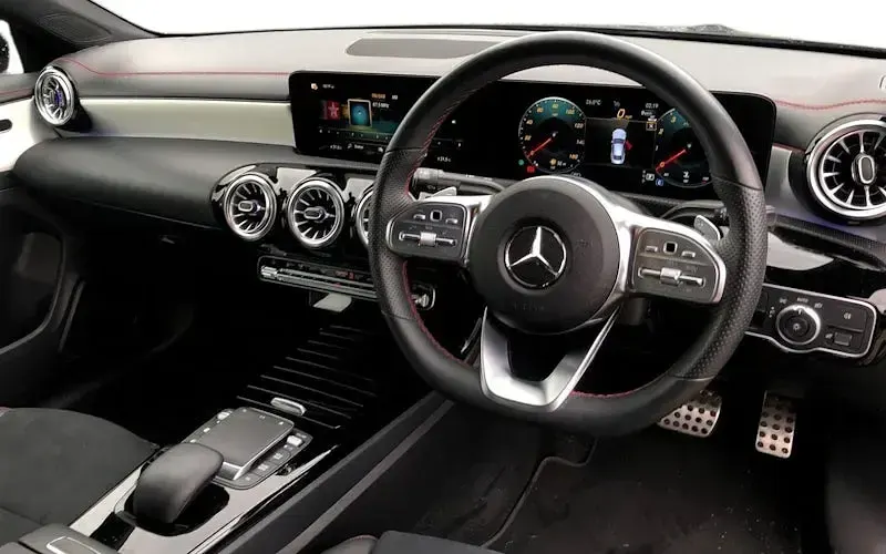 Used Mercedes CLA180 AMG Line Premium 136 HP (100 kW) 2022 Black Coupe