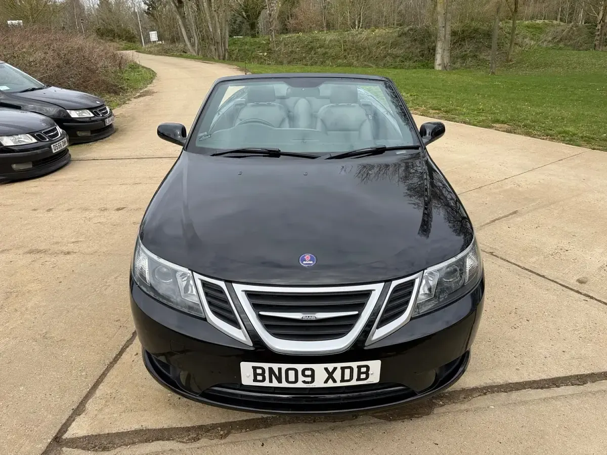 Used Saab 9-3 Linear 2009 Black Cabriolet