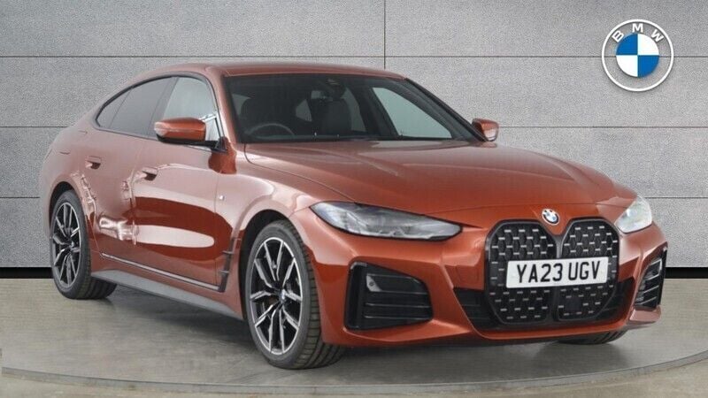 Orange Used 2023 BMW 420 Gran Coupé M Sport Coupe | £34,500 (Fair price) - Image 1/4