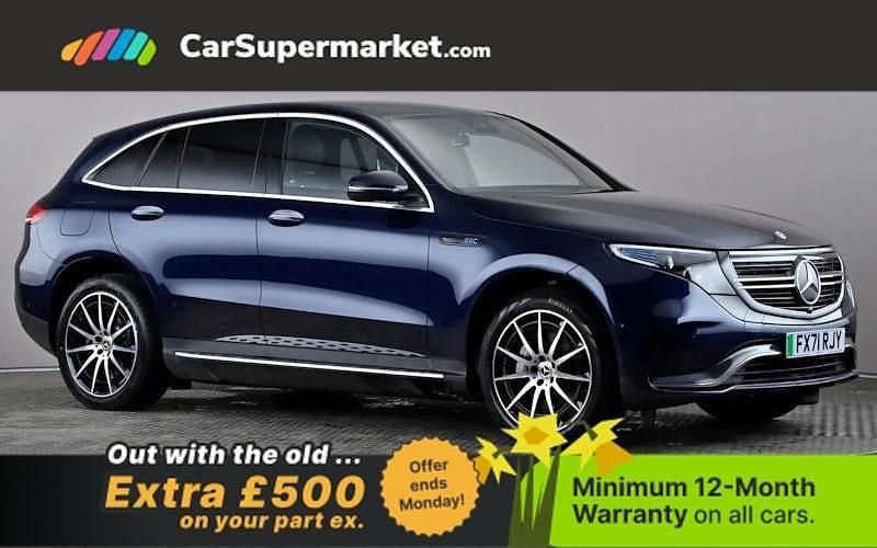 Used Mercedes EQC400 AMG line 300 kW (408 HP) 2021 Blue SUV