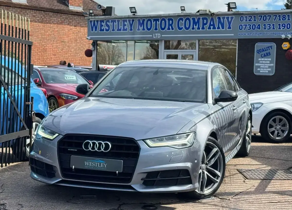 Used Audi A6 Black Edition 190 HP (139 kW) 2017 Grey Sedan