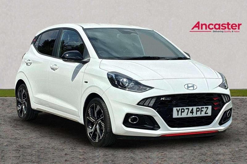 White Used 2024 Hyundai i10 N Line Hatchback | £17,299 (Expensive) - Image 1/4