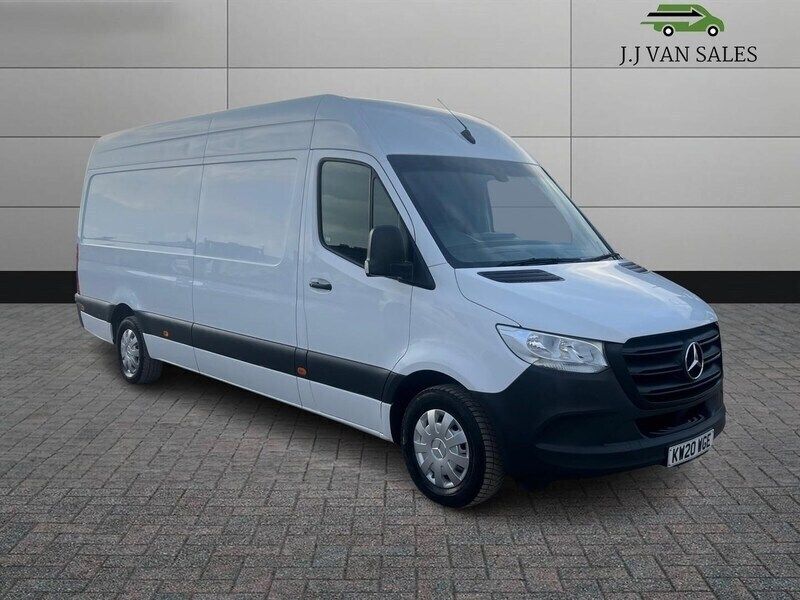 White Used 2020 Mercedes Sprinter Van | £14,995 (Fair price) - Image 1/4