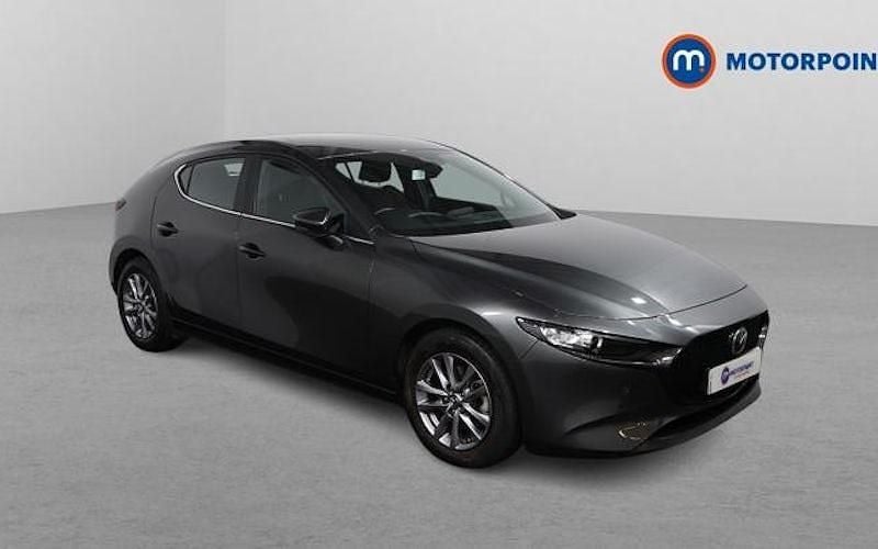 Usado Mazda 3 122 HP (89 kW) 2021 Cinzento Citadino