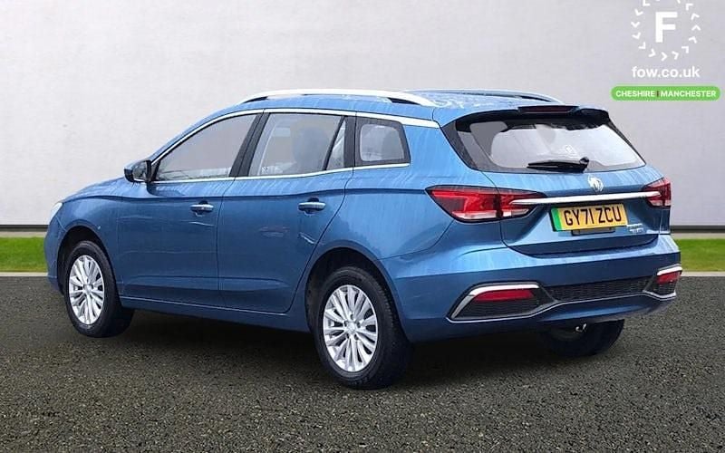 Used MG MG5 EV Exclusive 114 kW (156 HP) 2021 Blue Estate