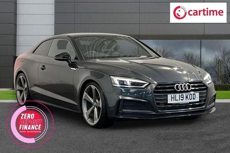 Used Audi A5 Black Edition 190 HP (139 kW) 2019 Grey Coupe