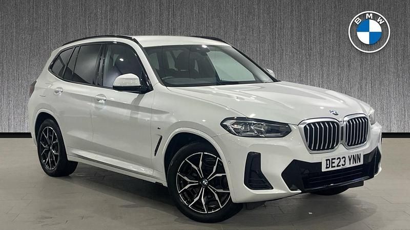 White Used 2023 BMW X3 M Sport SUV | £35,499 (Good price) - Image 1/4