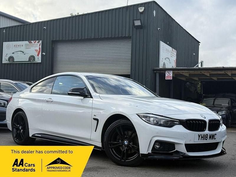 White Used 2018 BMW 420 M Sport Coupe | £16,490 (Fair price) - Image 1/4