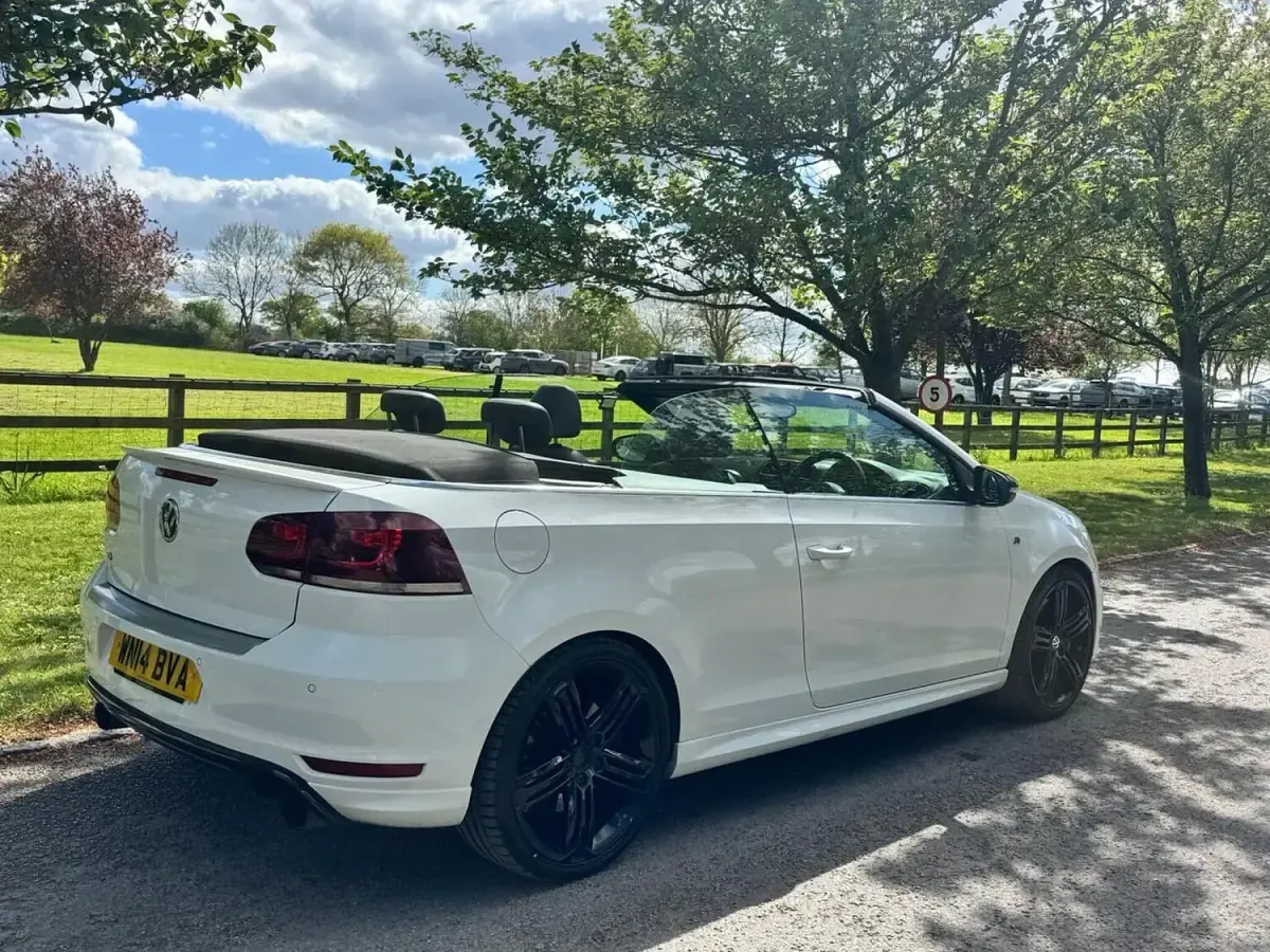 Used VW Golf Cabriolet R 2014 White Cabriolet
