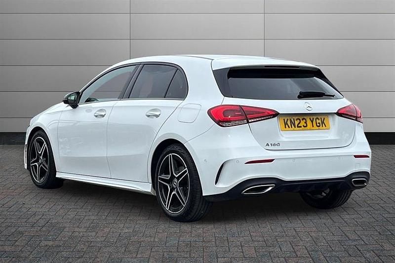 Used Mercedes A180 AMG Line Premium 136 HP (100 kW) 2023 White Hatchback