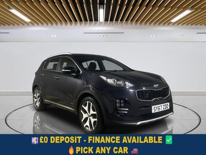 Black Used 2018 Kia Sportage GT-Line SUV | £11,399 (Good price) - Image 1/3