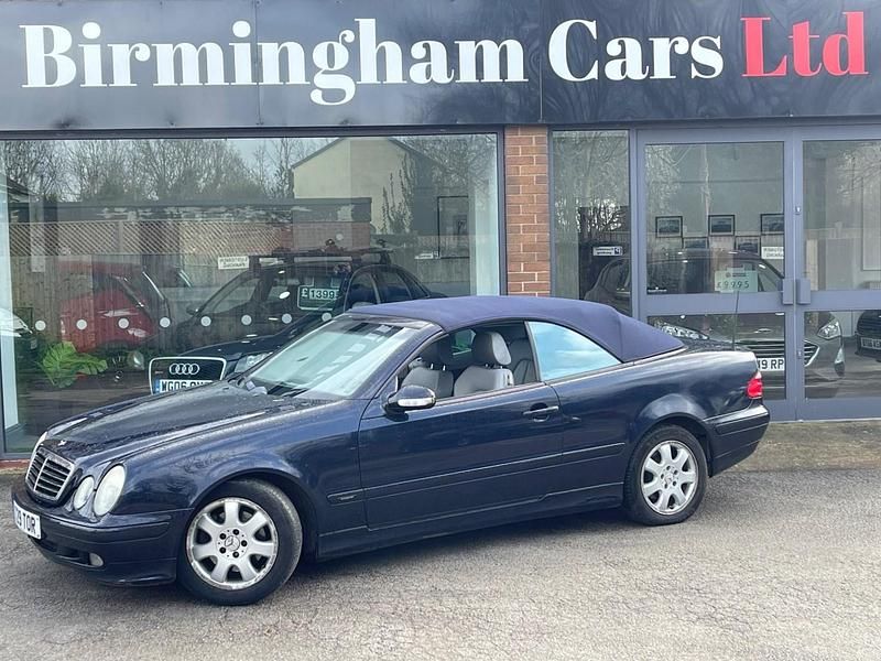 Blue Used 2002 Mercedes CLK230 Avantgarde Cabriolet | £1,000 (Super price) - Image 1/4