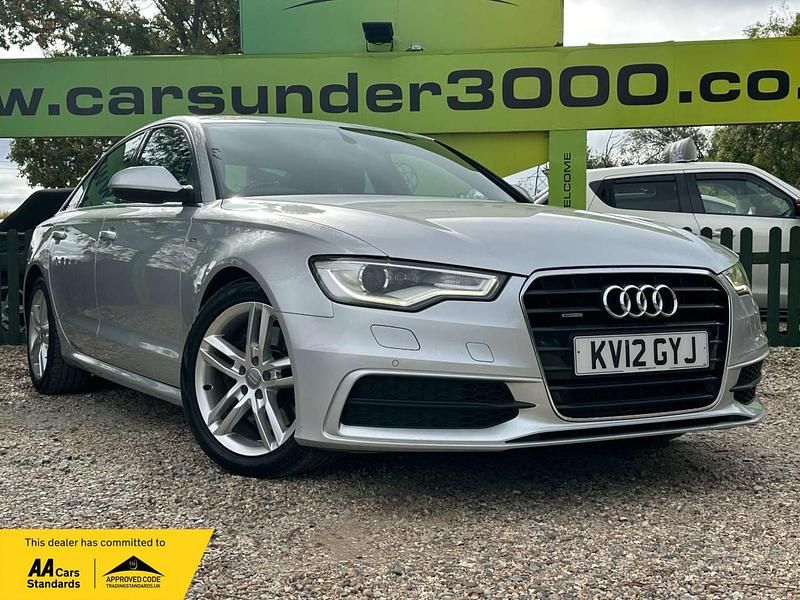 Silver Used 2012 Audi A6 S-Line Sedan | £8,450 (Fair price) - Image 1/4