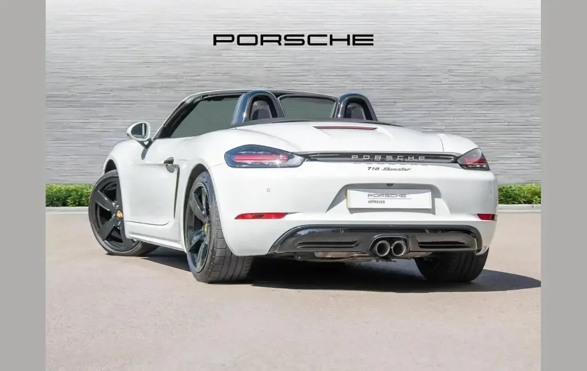 Used Porsche Boxster 296 HP (217 kW) 2020 White Cabriolet