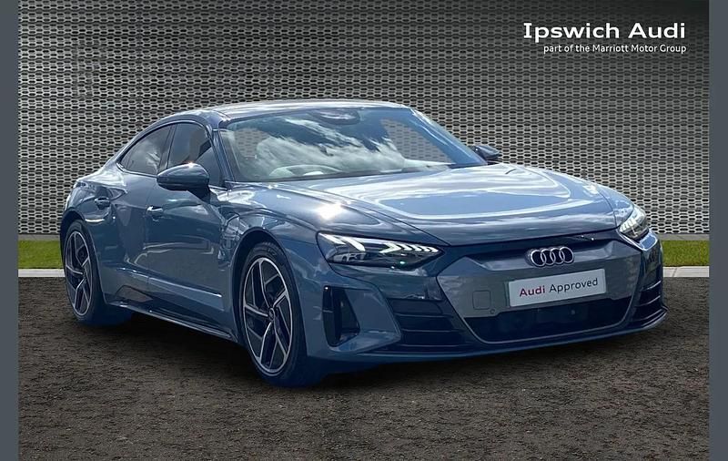 Grey Used 2022 Audi e-tron GT quattro Comfort Sedan | £45,406 (Expensive) - Image 1/4