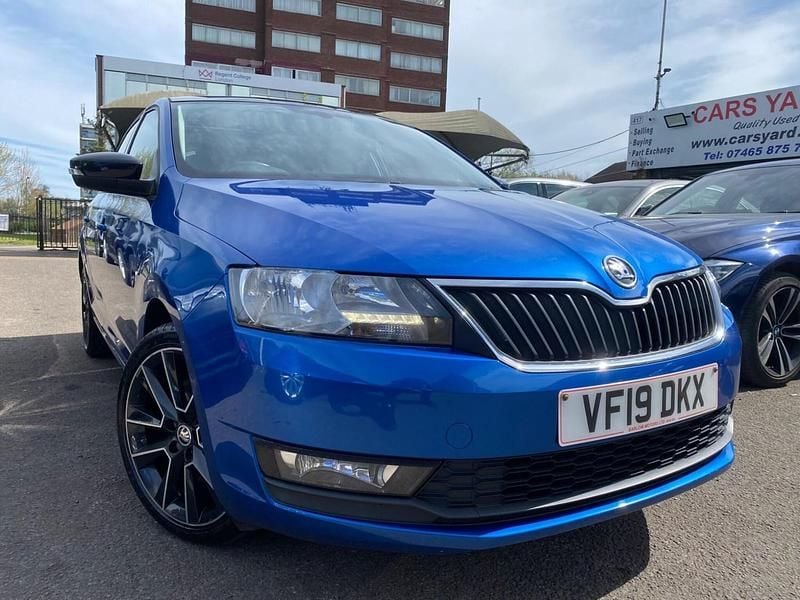 Used Skoda Rapid Sport 95 HP (69 kW) 2019 Blue Hatchback
