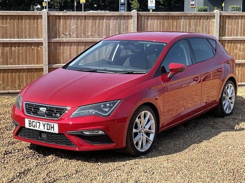 Red Used 2017 Seat Leon FR Hatchback | £10,200 (Fair price) - Image 1/4