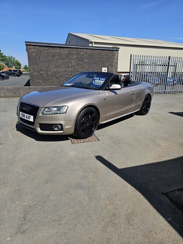 Beige Used 2011 Audi A5 Cabriolet S-Line Cabriolet | £5,995 (Fair price) - Image 1/4