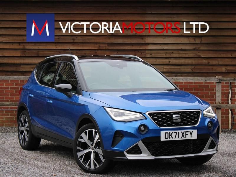 Used Seat Arona Xperience Lux 110 HP (80 kW) 2021 Blue SUV